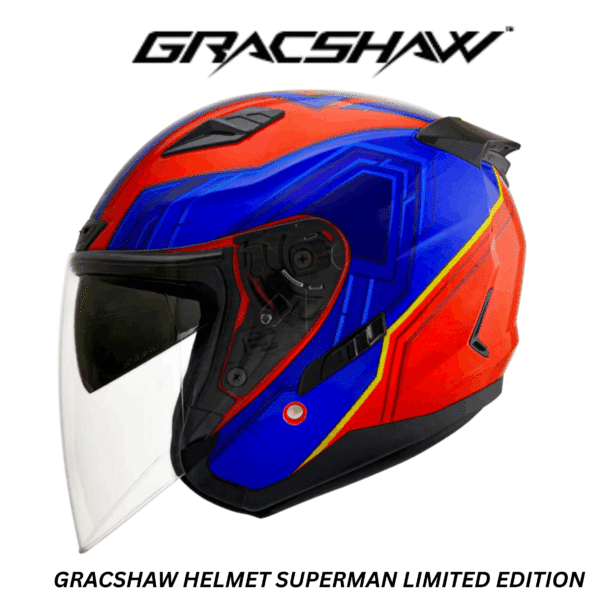 Gracshaw helmet superman limited edition helmet