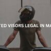 tinted visor