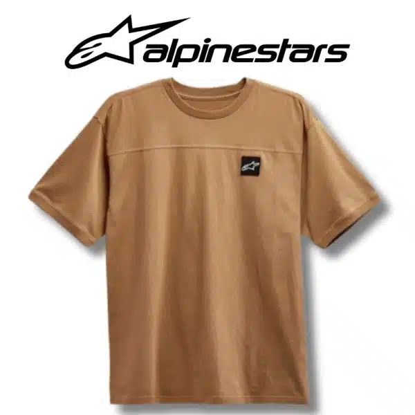 Alpinestars chunk ageless ss knit sand color t shirt