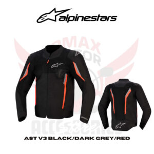 Alpinestars Ast V3 Black Dark Grey Red Jacket