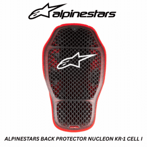 alpinestars back protector nucleon kr 1 cell i protector black and red