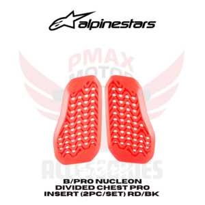 Alpinestars B/Pro Nucleon Divided Chest Pro Insert (2pc/Set) Red/Black Protector