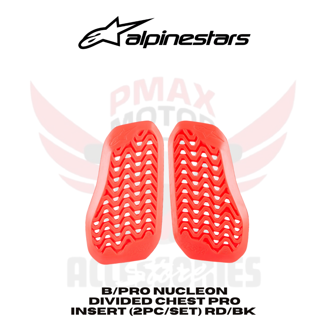 Alpinestars B/Pro Nucleon Divided Chest Pro Insert (2pc/Set) Red/Black Protector Alpinestars B/Pro Nucleon Divided Chest Pro Insert (2pc/Set) Red/Black Protector