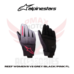 Alpinestars Glove Reef Women's V2 Grey/Black/Pink Fl Gloves