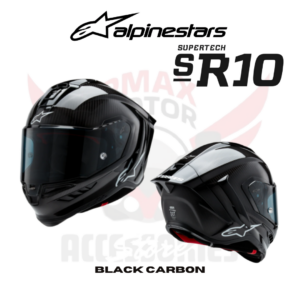 Alpinestars Helmet Sr 10 Black Carbon Helmet
