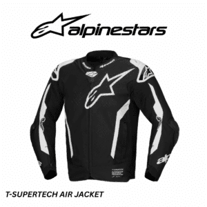 Alpinestars jacket t supertech air black white jacket motorcycle