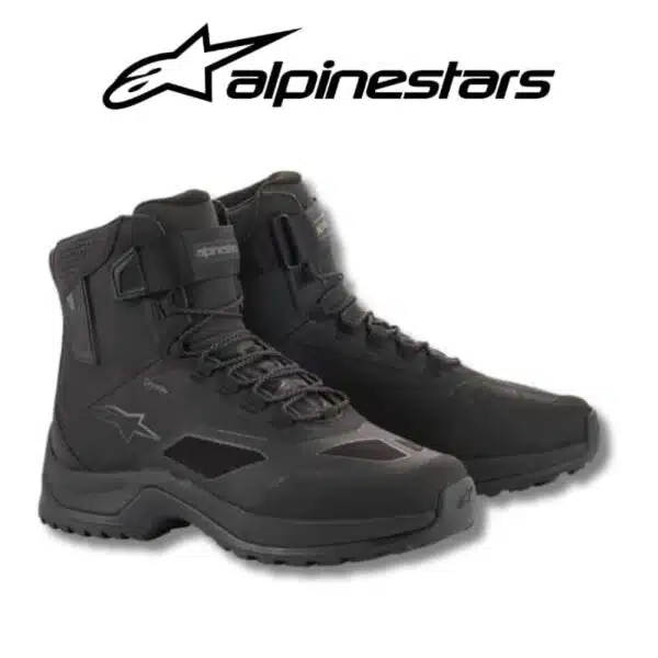 Alpinestars mtr gear cr 6 drystar riding black shoes