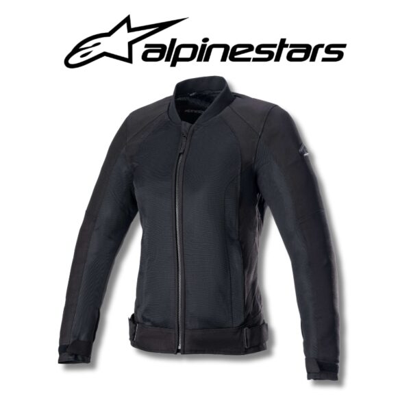 Alpinestars mtr gear eloise v2 women air black jacket motorcycle