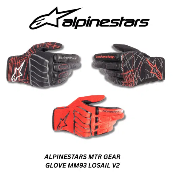 Alpinestars mtr gear glove mm93 losail v2 glove