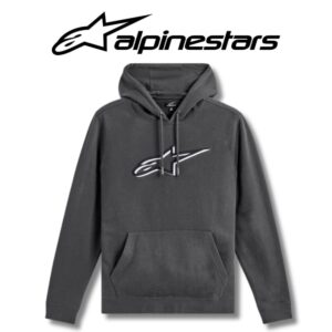 Alpinestars hoodie jct ageless shadow colour charcoal black hoodiev