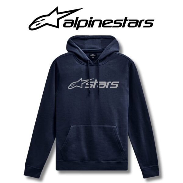 Alpinestars hoodie jct blaze 2-0 colour navy grey hoodie