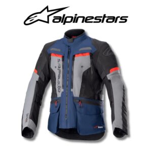 Alpinestars mtr gear jct bogota pro drystar dark blue black bright red jacket motorcycle