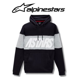 Alpinestars hoodie mtr gear jct border black hoodie