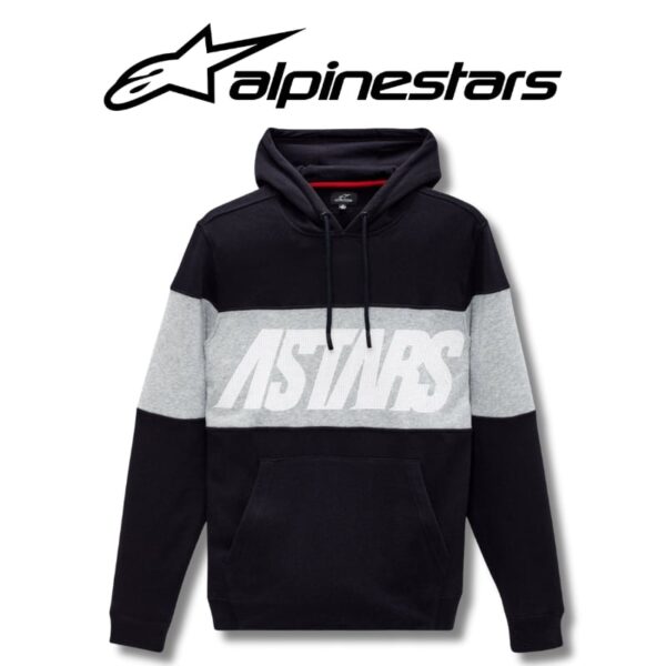 Alpinestars hoodie mtr gear jct border black hoodie