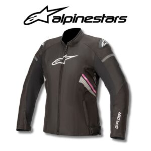 Alpinestars mtr gear jct stella t gp plus r v3 black white fuchisa motorcycle jacket