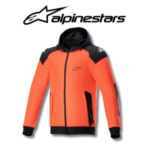 Alpinestars hoodie mesh v2 hoodie hot orange motorcycle jacket