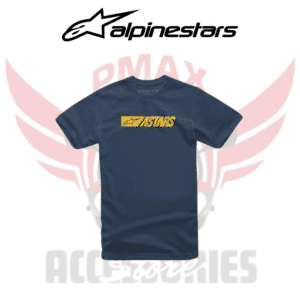 Alpinestars Mtr Gear Reblaze Tee Navy Yellow Tshirt