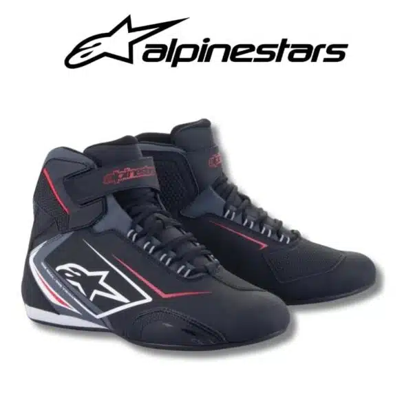 Alpinestars mtr gear sektor waterproof black white gray shoes