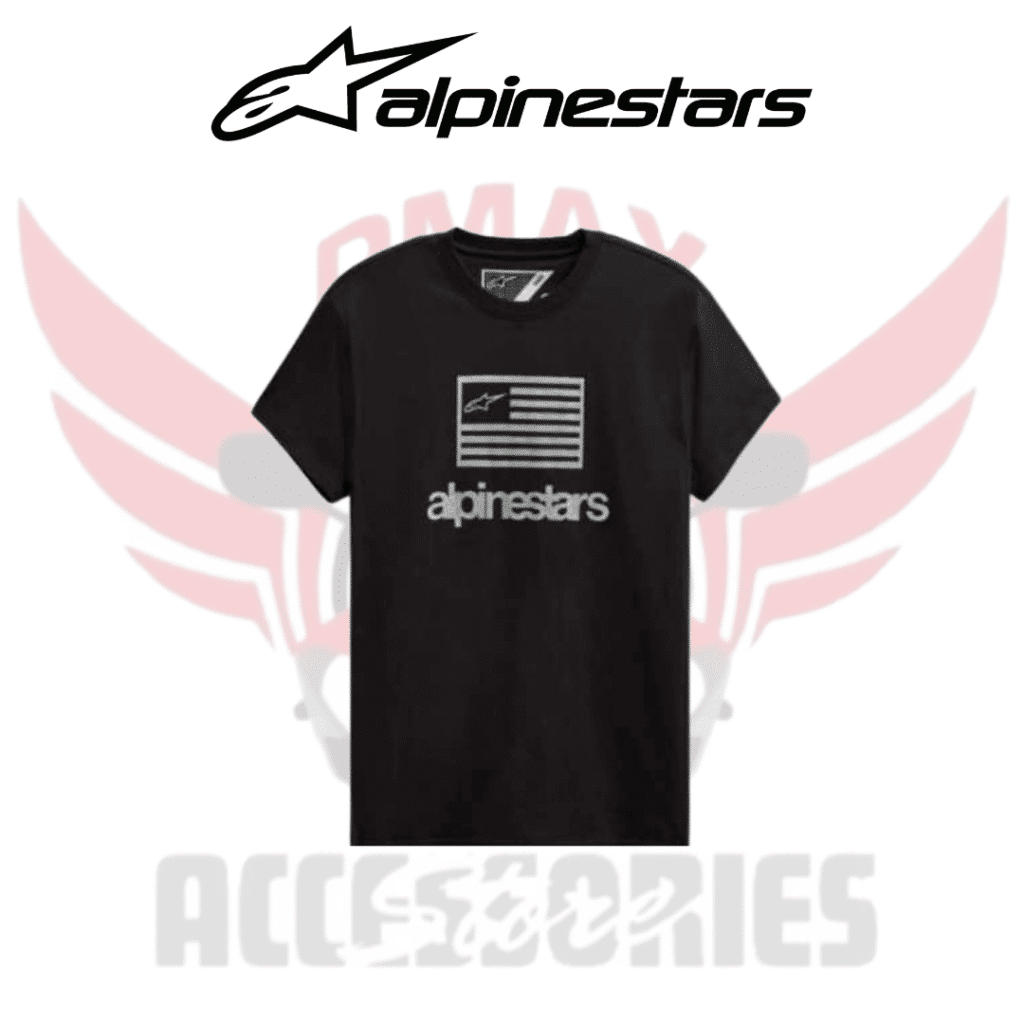 Alpinestars Mtr Gear Shirt Flag Tee Black Tshirt