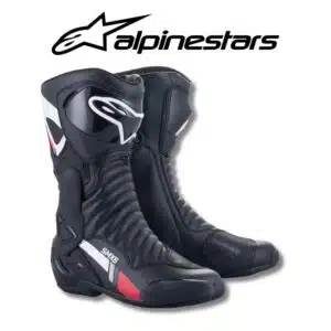 Alpinestars mtr gear smx 6 v2 black white gray shoes