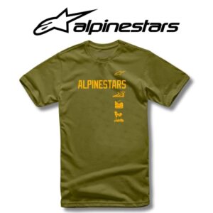 Alpinestars mtr gear stacker tee military greentshirt