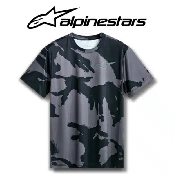 Alpinestars mtr gear tee performance ss colour black camo tshirt
