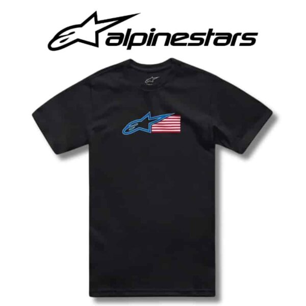 Alpinestars t shirt tee racing usa csf colour tshirt