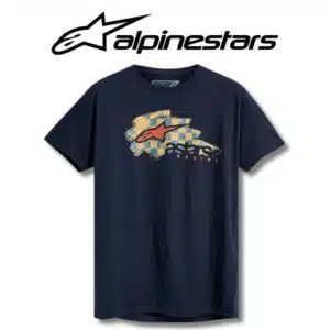 Alpinestars mtr gear torqued tee colour navy tshirt