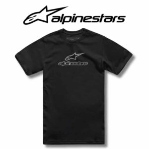Alpinestars mtr gear wordmark combo tee black grey tshirt