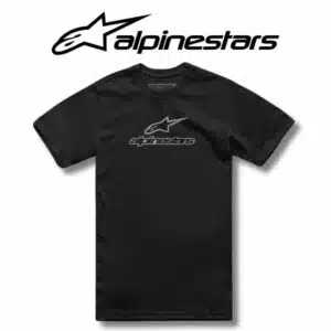 Alpinestars mtr gear wordmark combo tee black grey tshirt