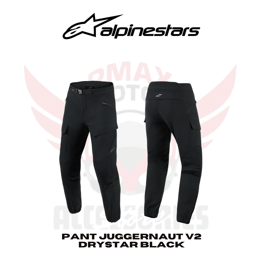 Alpinestars Pant Juggernaut V2 Drystar Black Pants Alpinestars Pant Juggernaut V2 Drystar Black Pants
