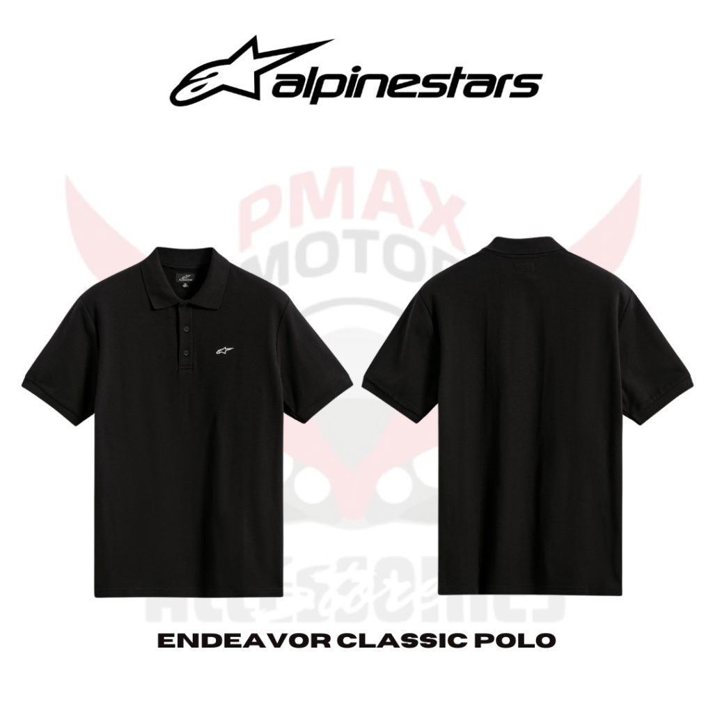 Alpinestars Shirt Endeavor Classic Polo Black Tshirt
