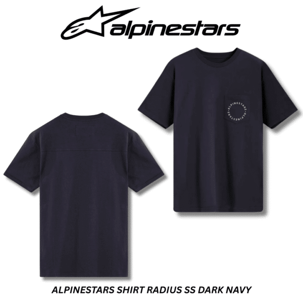 Alpinestars shirt radius ss dark navy tshirt