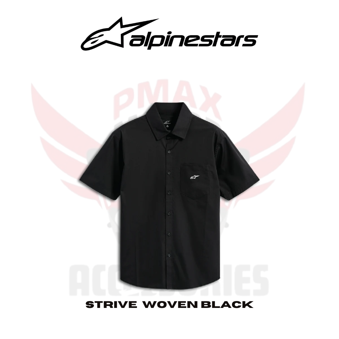 Alpinestars Shirt Strive Woven Black Tshirt Alpinestars Shirt Strive Woven Black Tshirt