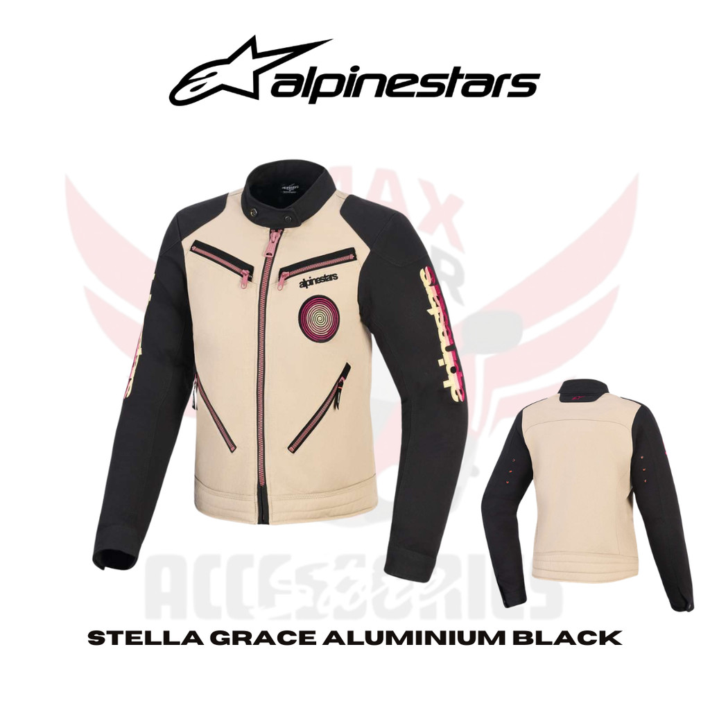 Alpinestars Stella Grace Aluminum Black Jacket Alpinestars Stella Grace Aluminum Black Jacket