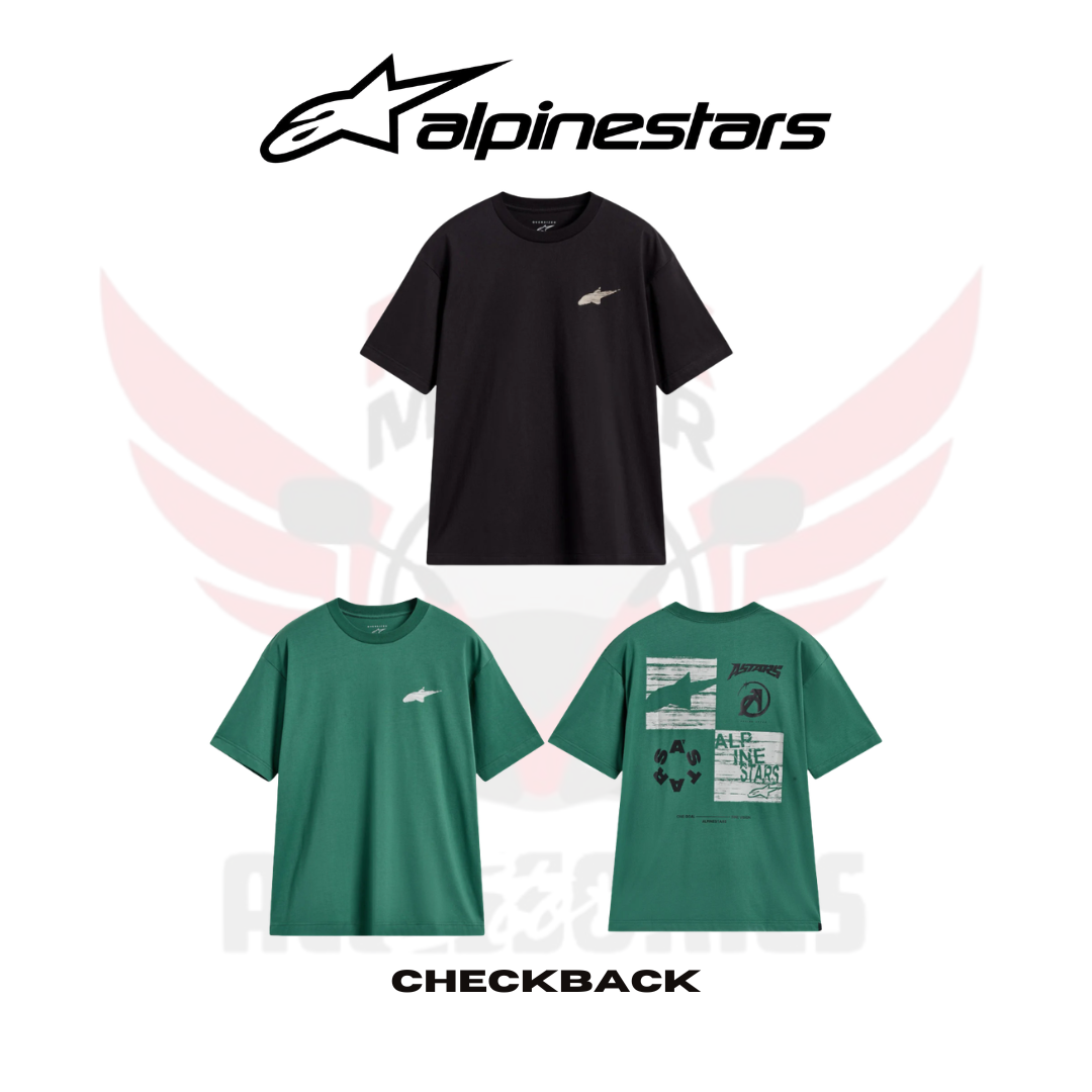 Alpinestars Tee Checkback Oversized Ss Csf Tshirt Alpinestars Tee Checkback Oversized Ss Csf Tshirt