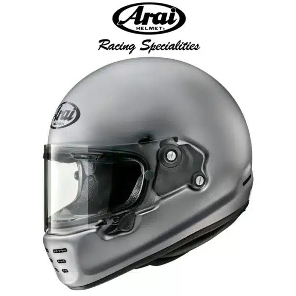 arai concept x platinum grey frost helmet