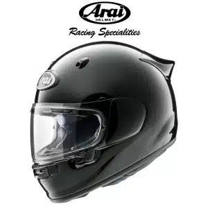 arai quantic glass black helmet