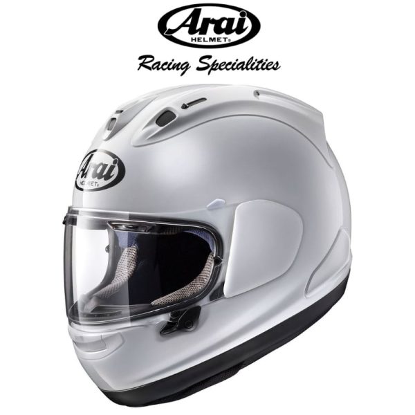 arai rx7x glass white helmet
