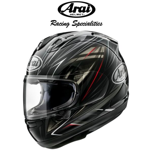 arai rx7x radical black helmet