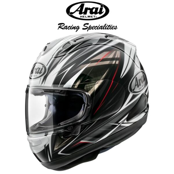 arai rx7x radical white helmet