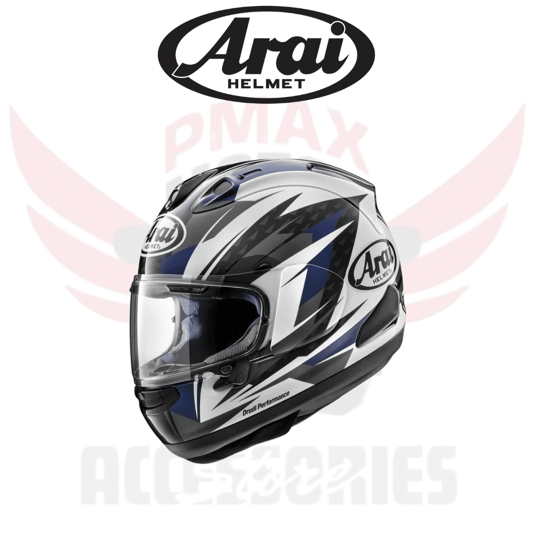 Arai Rx7x Rush Blue Helmet Arai Rx7x Rush Blue Helmet