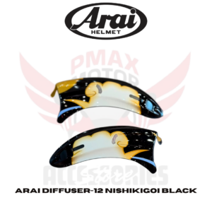 Arai Sparepart Diffuser Vz-ram Nishikigoi Black Helmet Parts