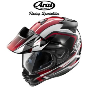 arai tour x5 discovery red helmet