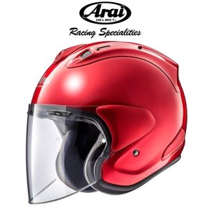 arai vz ram calm red helmet