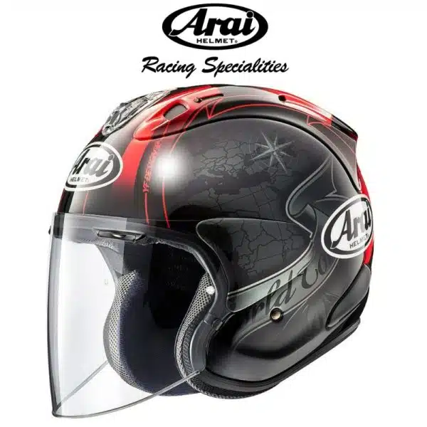 arai vz ram harada tour black helmet
