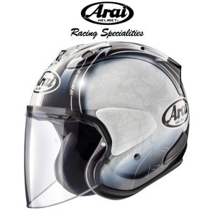 arai vz ram harada tour white helmet
