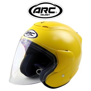 arc ritz matt yellow helmet