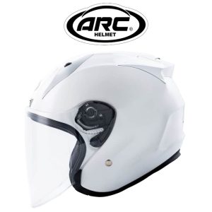 arc xr gloss white helmet