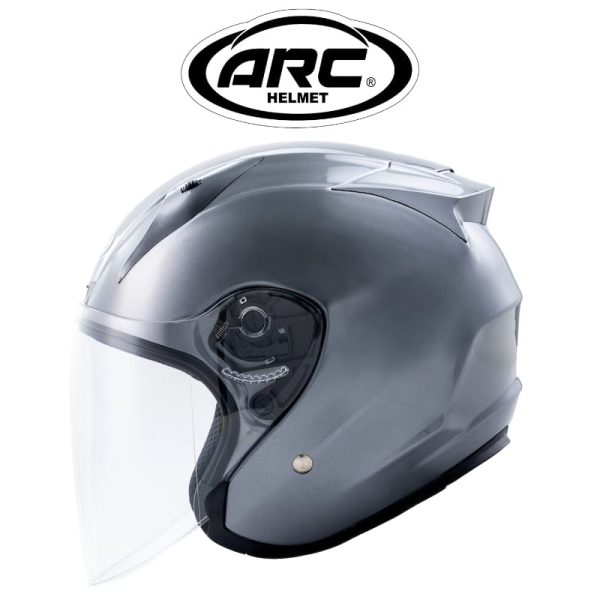 arc xr silver grey helmet